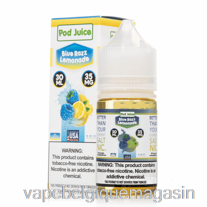 Vape Belgique Blue Razz Limonade - Jus De Dosette - 30ml 20mg